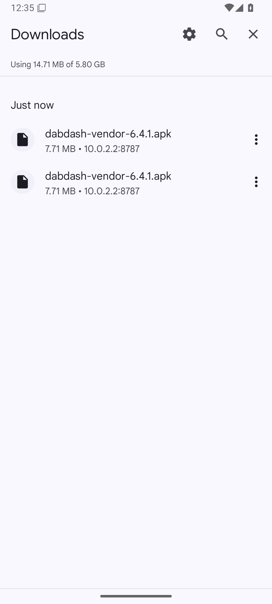 Instalación de la App Móvil (Android) captura de pantalla