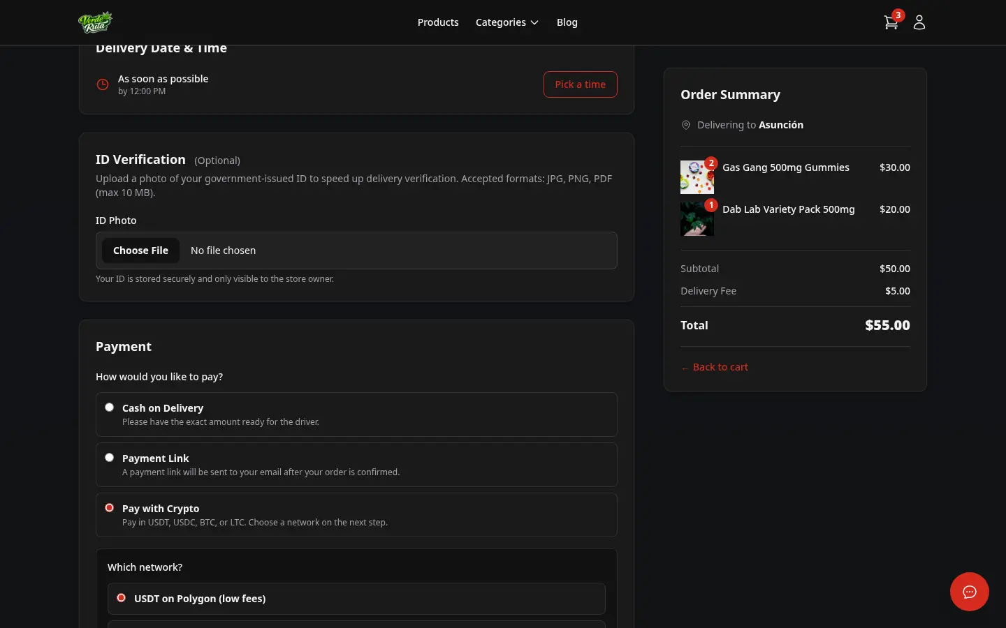 Pagar con Cripto captura de pantalla