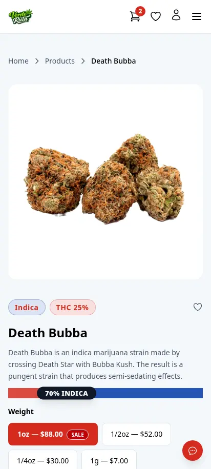 Página de detalle de producto de DabDash mostrando una oferta en paquete activa y progreso del paquete