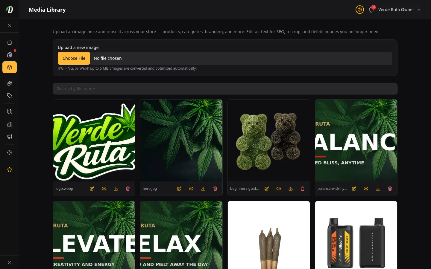 Biblioteca de Medios captura de pantalla