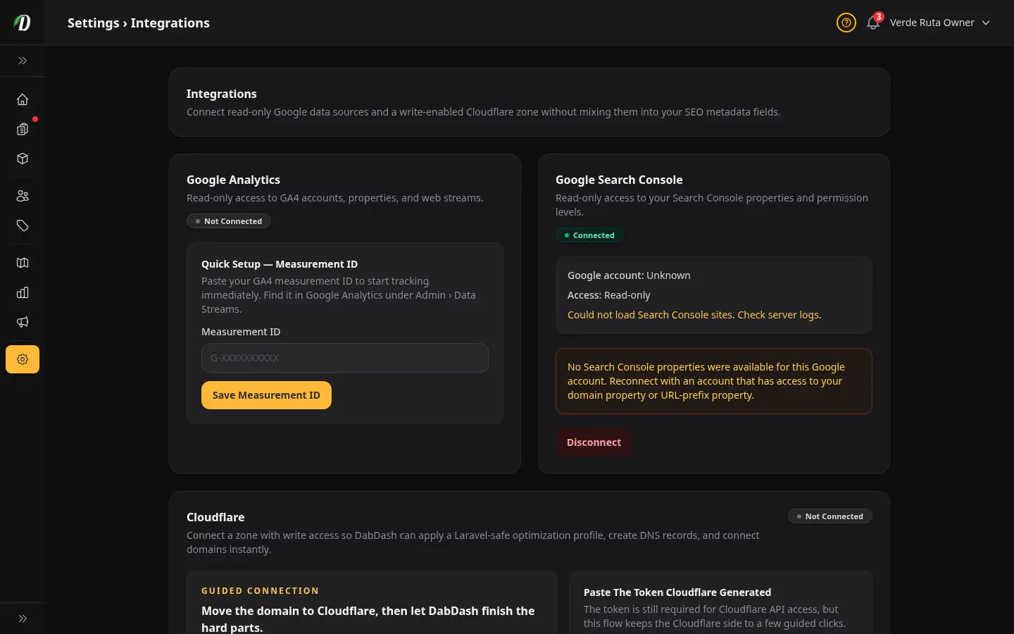 Guía de Configuración de Cloudflare captura de pantalla